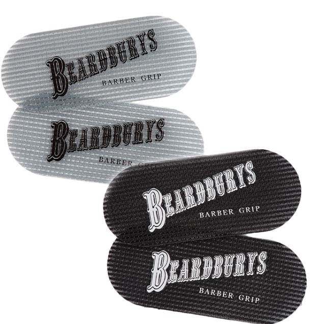 Beardburys Hair Grip Black Grey - 1.1 - BB-0433218