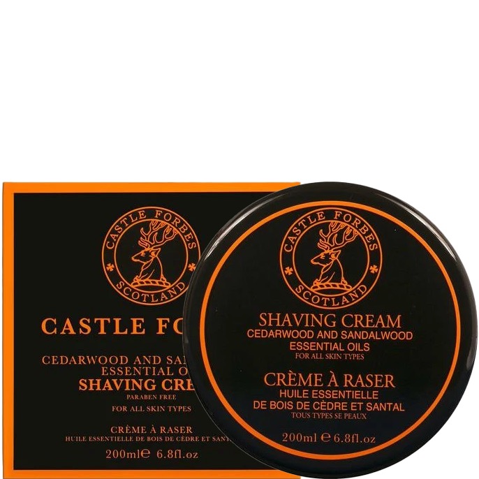 Castle Forbes Scheercrème Cedarwood Sandalwood 200ml - 1.1 - CF-03032