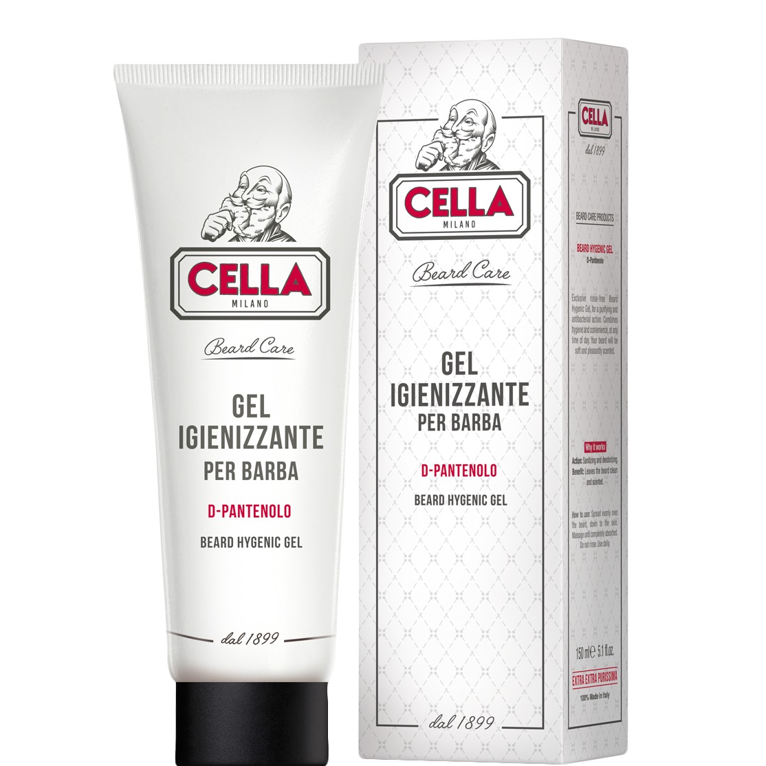 Cella Milano Baard Hygiene Gel 150ml - 1.1 - CM-57084
