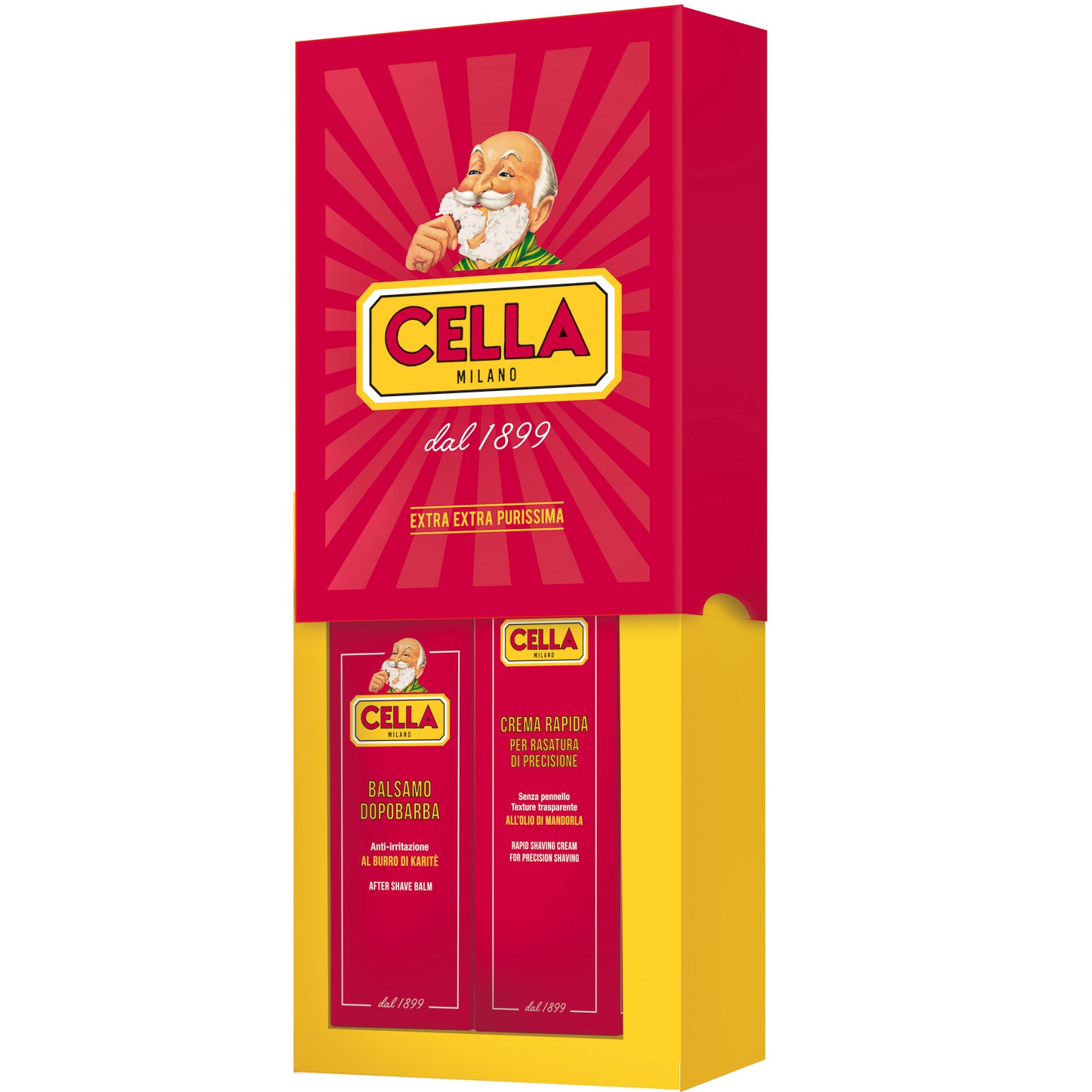Cella Milano Cadeauset Scheergel Aftershave balsem - 1.2 - CM-57092