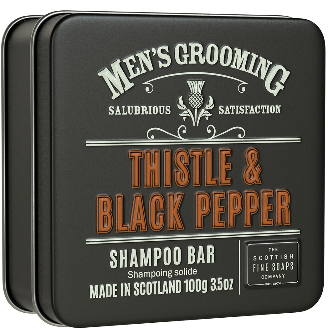 Scottish Fine Soaps Shampoo Bar Thistle en Black Pepper - 2.1 - A01822