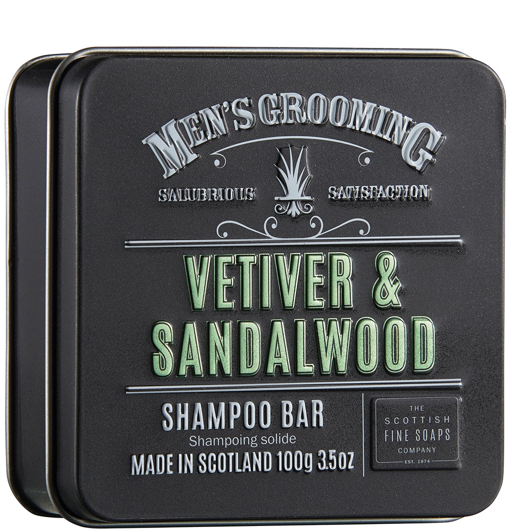 Scottish Fine Soaps Shampoo Bar Vetiver en Sandalwood - 1.1 - A03203