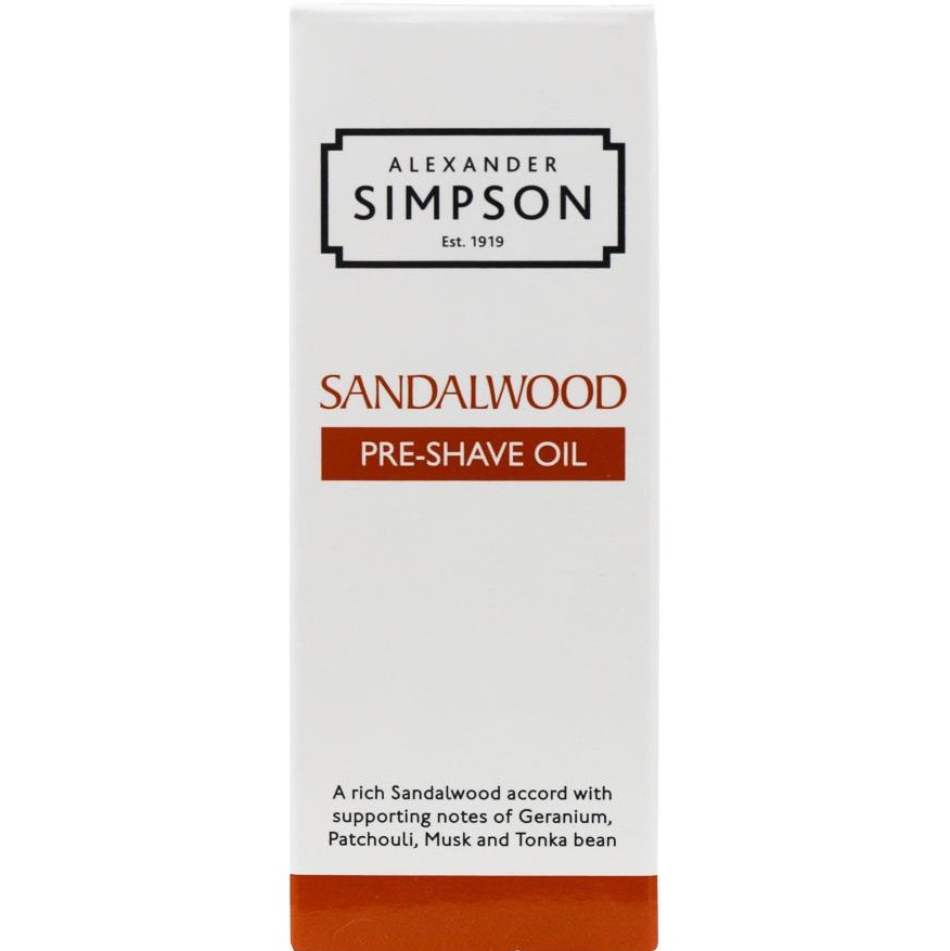 Pre-shave olie Sandalwood