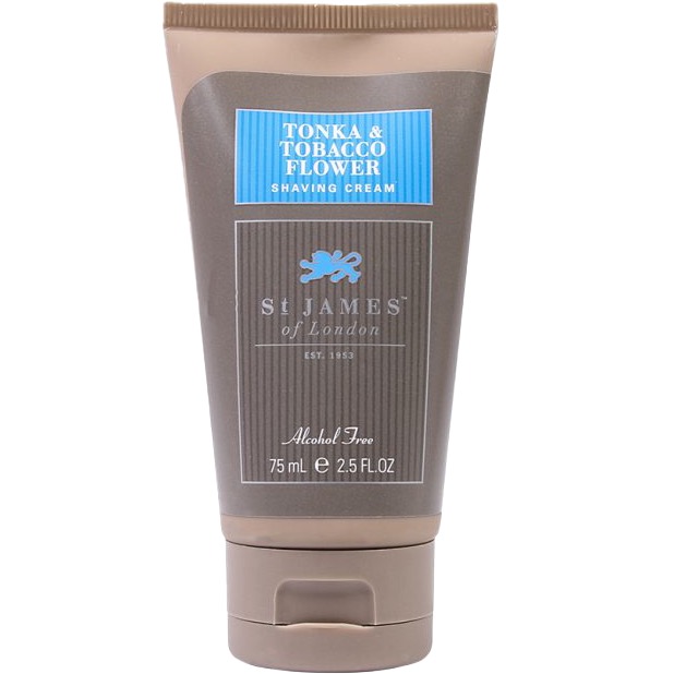 St James of London shaving cream travel Tonka en Tobacco Flower - 1.2 - SJ-8501
