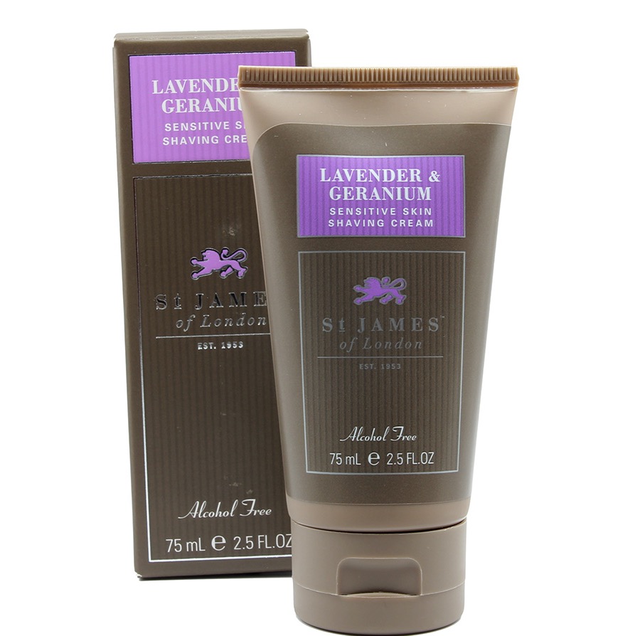 St James of London Scheercrème tube Lavender en Geranium 75ml - 1.1 - SJ-4523