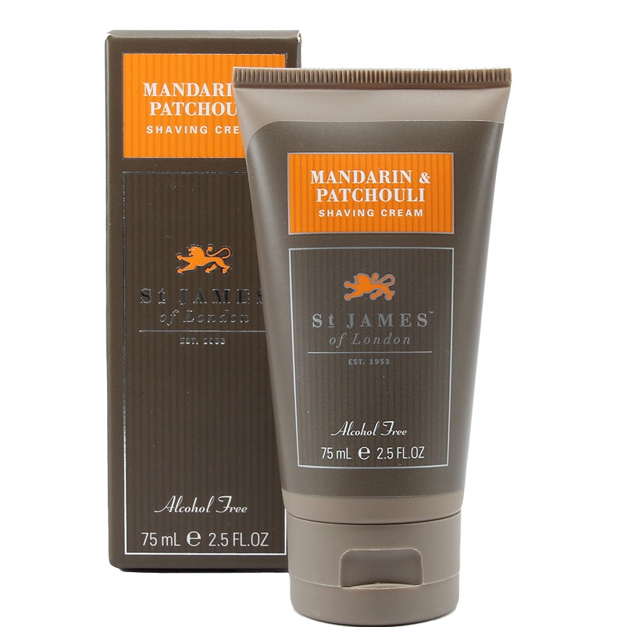 St James of London Scheercrème tube Mandarin en Patchouli 75ml - 1.1 - SJ-4513
