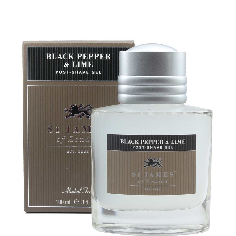 Aftershave Gel Black Pepper & Lime