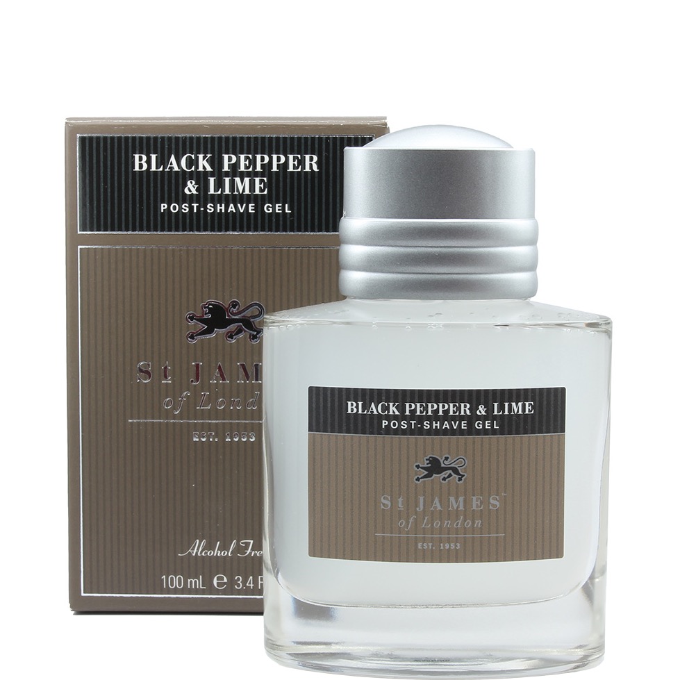 St James of London Aftershave Gel Black Pepper en Lime 100ml - 1.1 - SJ-4531