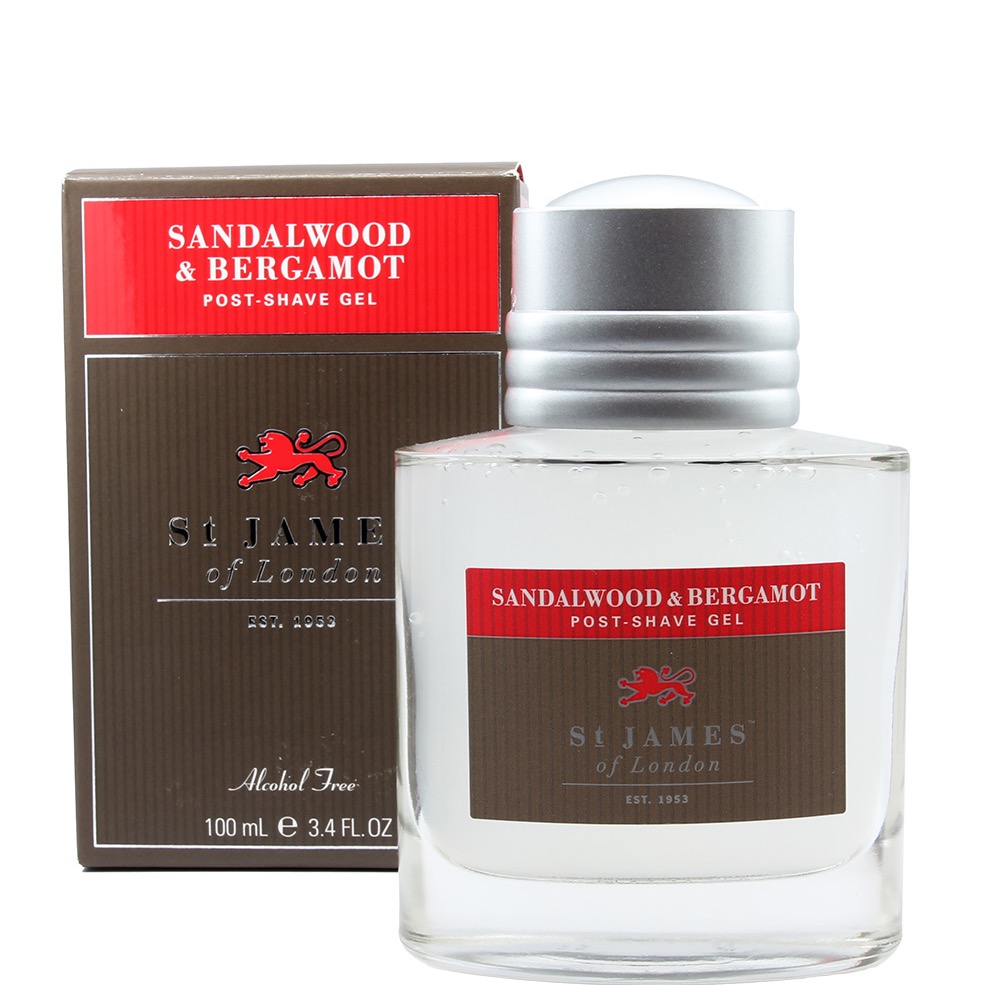 St James of London Aftershave Gel Sandalwood en Bergamot 100ml - 1.1 - SJ-4541