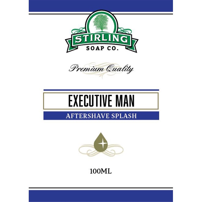Stirling Soap Company Aftershave Splash Executive Man - 2.1 - ST-11972