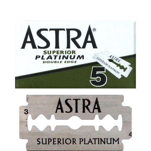 Astra Platinum Double Edge blades - 1.1 - DEB-ASTRA-PLATINUM