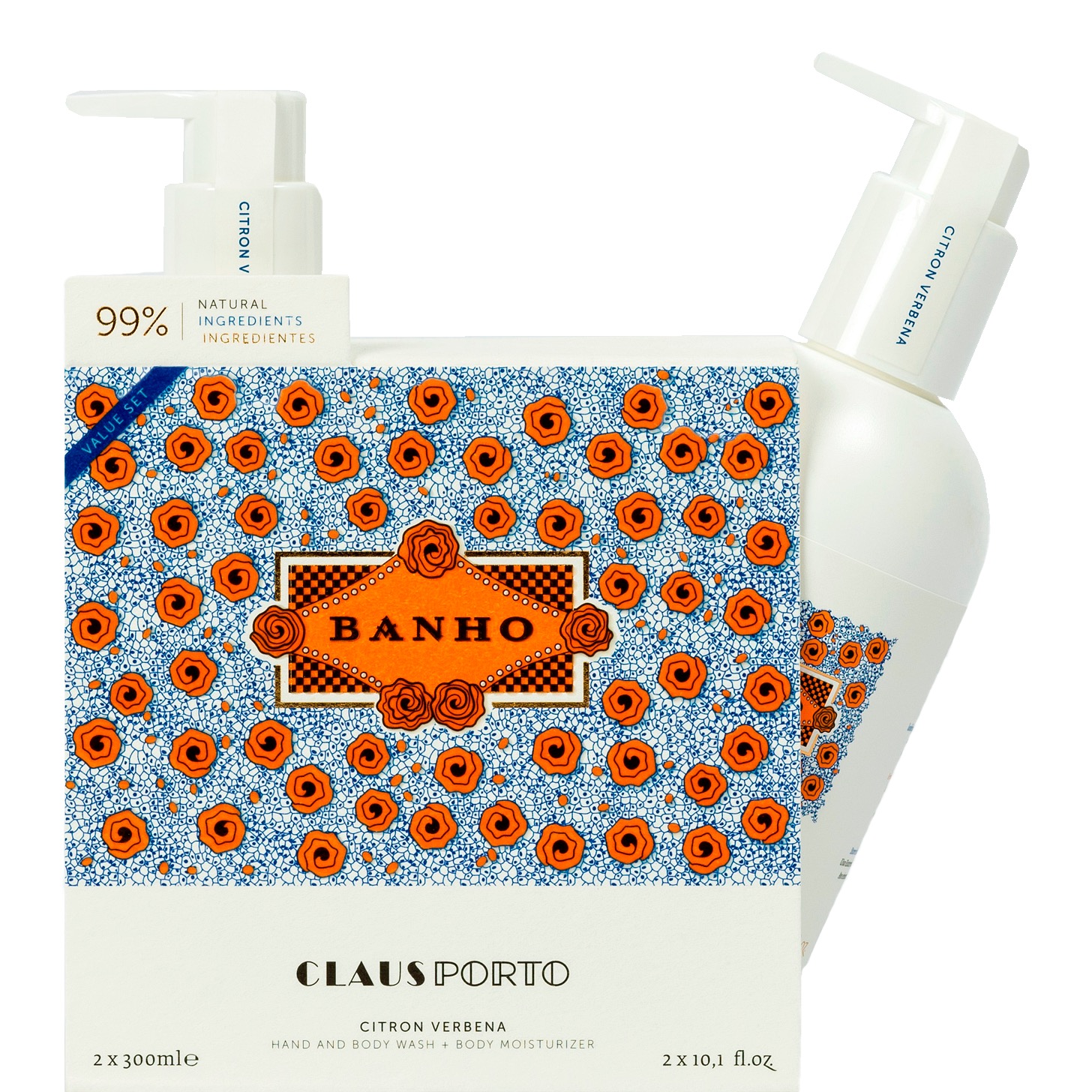Claus Porto Duo Set Body Care Banho Citron Verbena - 1.1 - CP-DP201