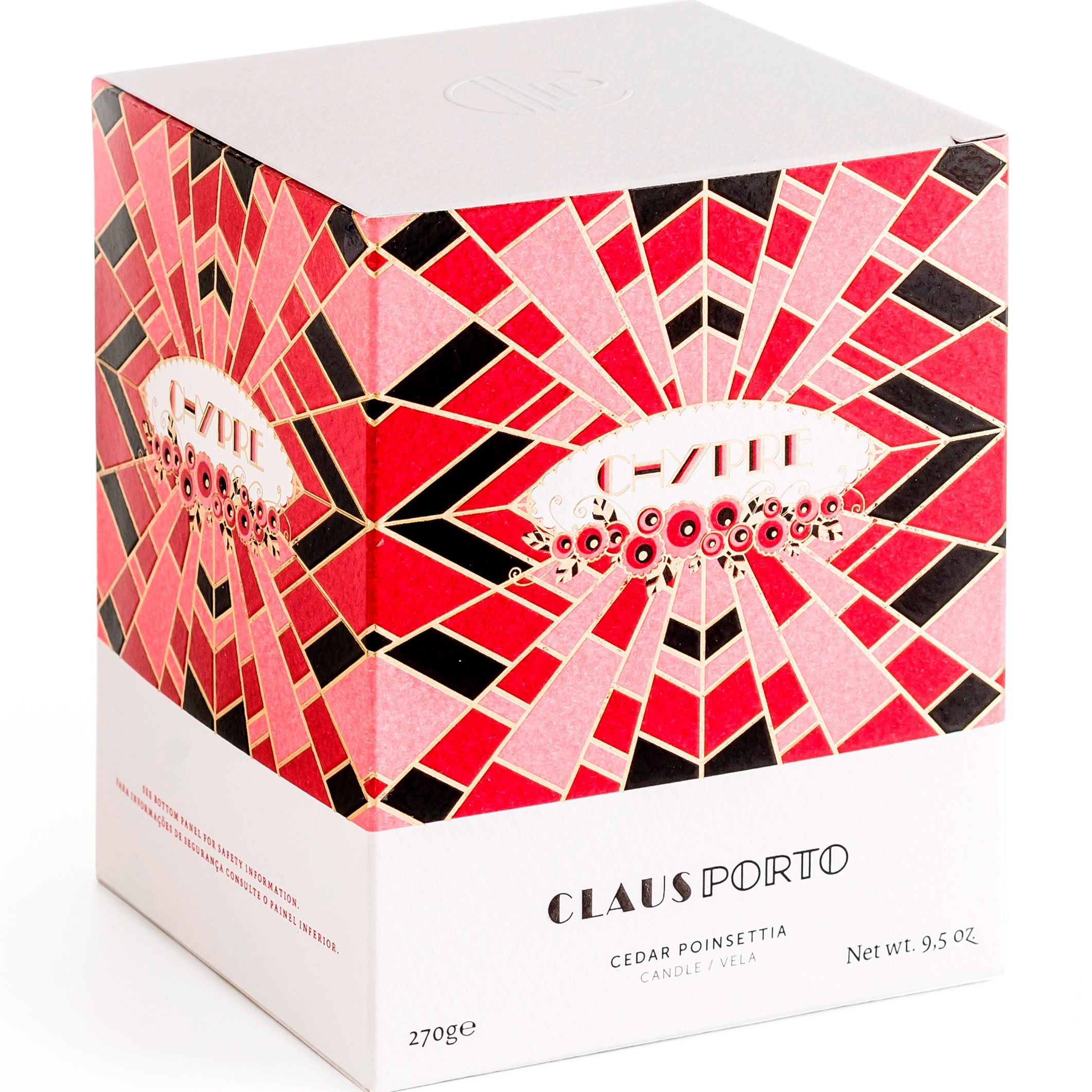 Claus Porto Geurkaars Deco Collectie Chypre - 2.1 - CP-VA024