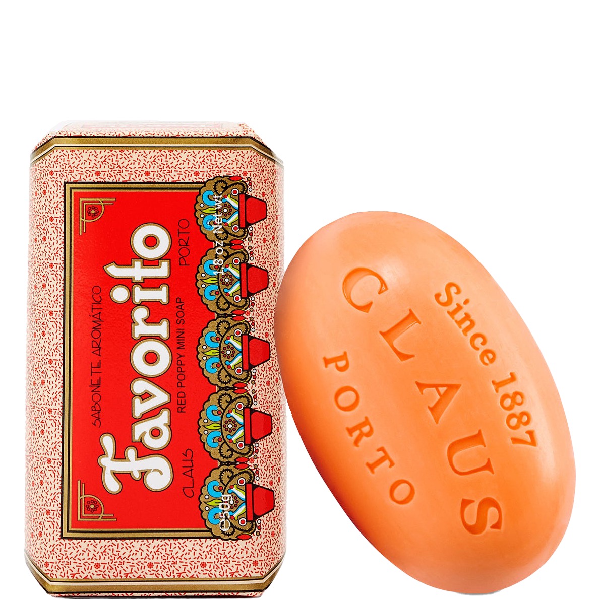 Claus Porto Mini Soap Favorito Red Poppy 50g - 1.1 - CP-MS107
