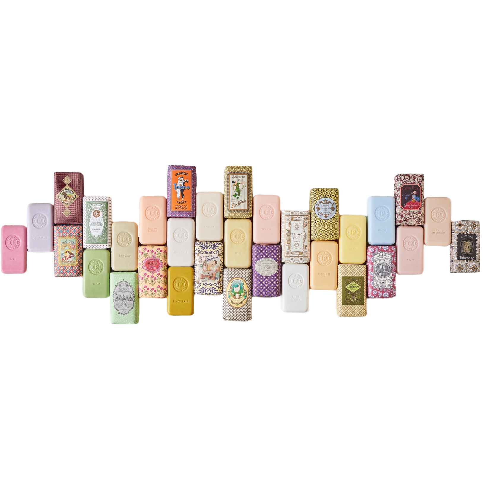 Claus Porto Mini Soap Bar Chic Tulip 50g - 3.2 - CP-FMS003
