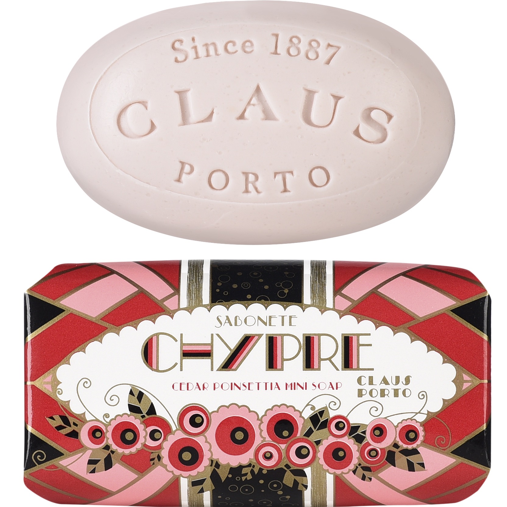 Claus Porto Mini Soap Chypre Cedar Poinsettia 50g - 1.3 - CP-MS124