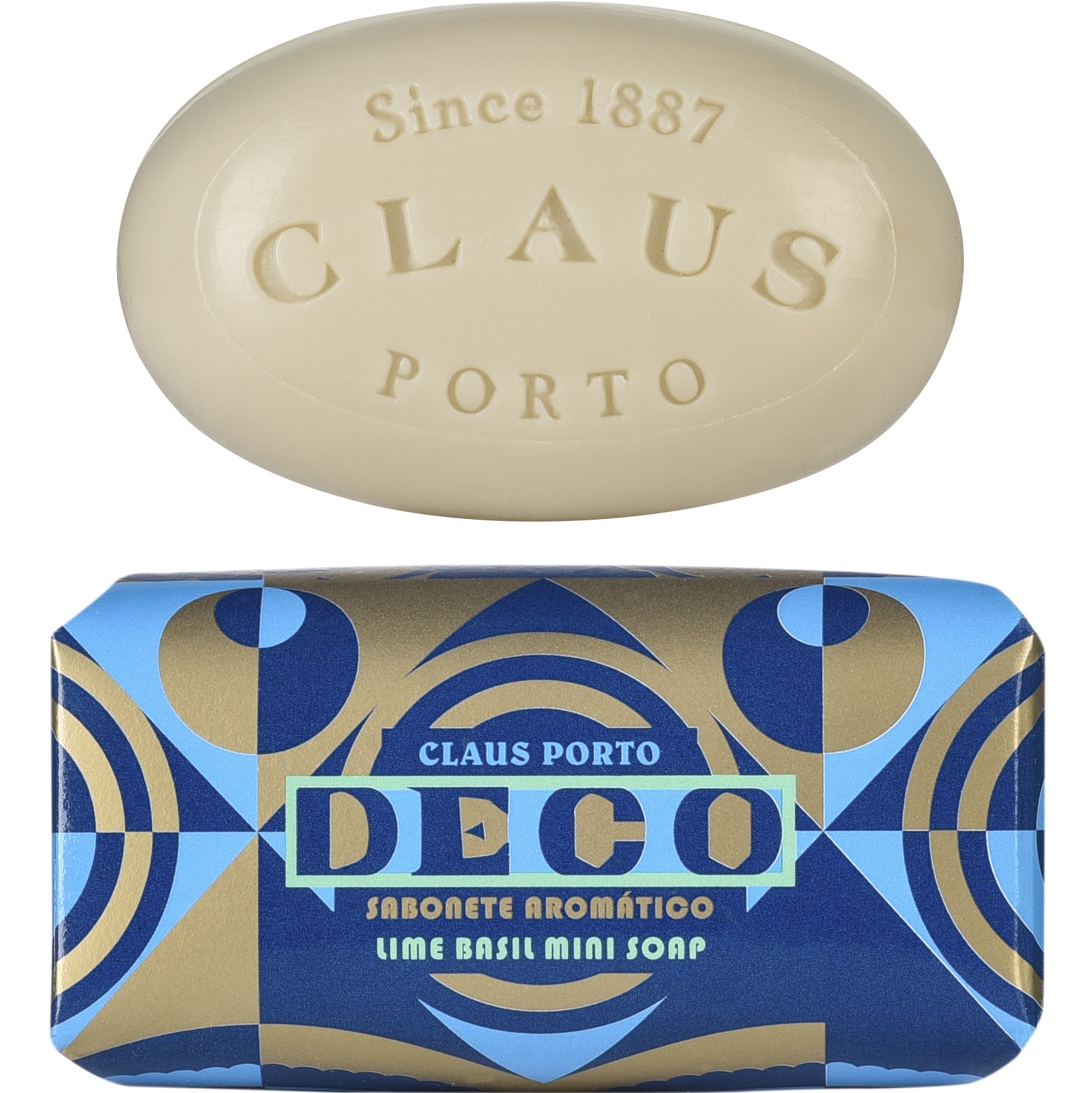 Claus Porto Soap Bar Deco Lime Basil 150g - 1.3 - CP-SP013