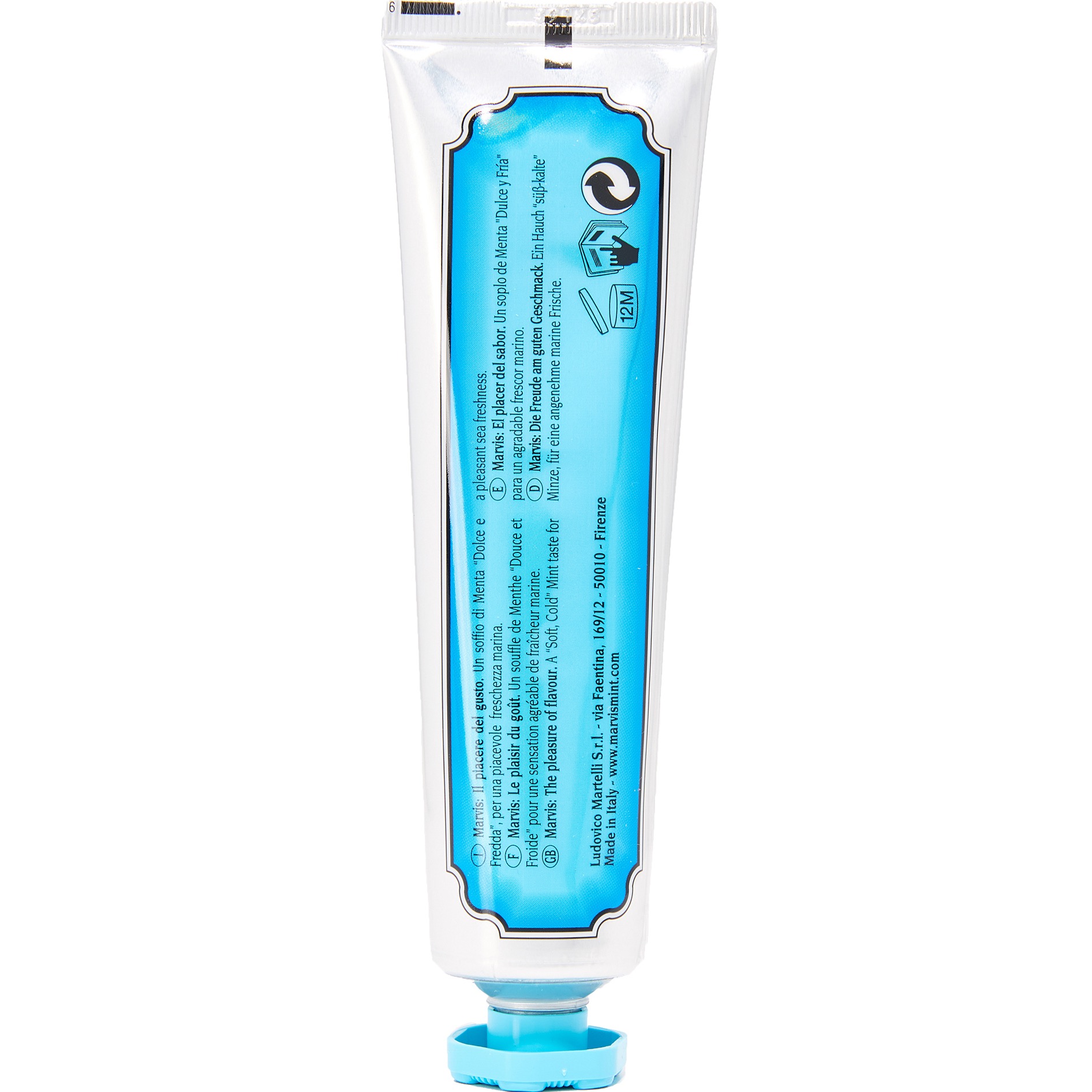 Marvis Tandpasta Aquatic Mint 75ml - 1.2 - MAR-411172