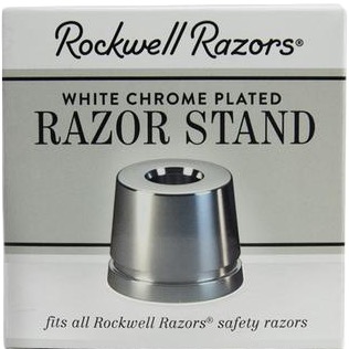 Rockwell Razors Houder voor Rockwell Safety Razor White Chrome - 2.1 - RR-STAND-WC