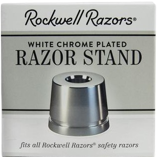 Rockwell Razors Houder voor Rockwell Safety Razor White Chrome - 2.1 - RR-STAND-WC Rockwell Razors Houder voor Rockwell Safety Razor White Chrome - 2.1 - RR-STAND-WC