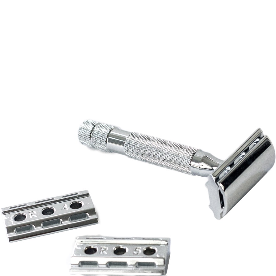 Safety Razor 6C - white chrome Safety Razor 6C - white chrome