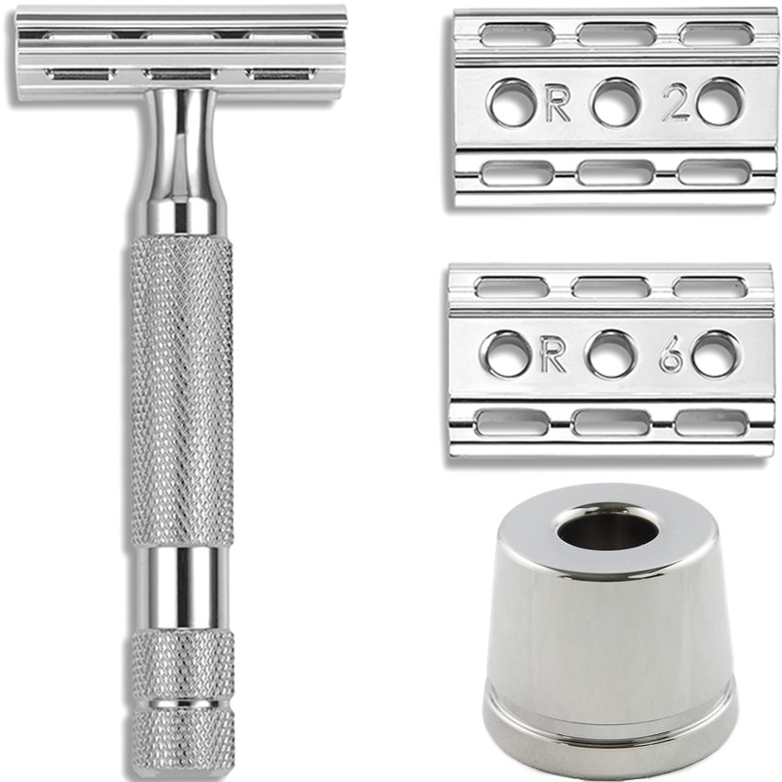 Safety Razor 6C - white chrome Safety Razor 6C - white chrome