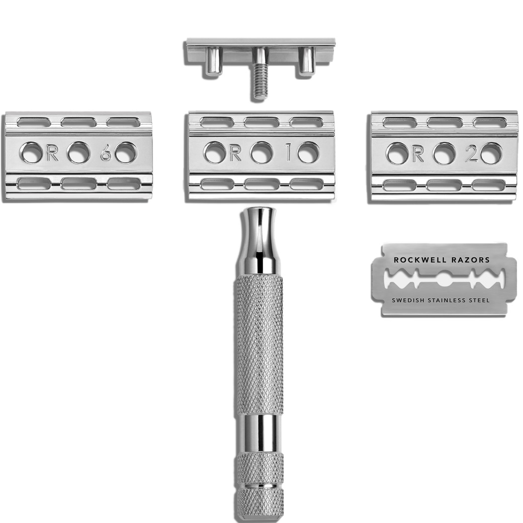 Safety Razor 6C - white chrome Safety Razor 6C - white chrome