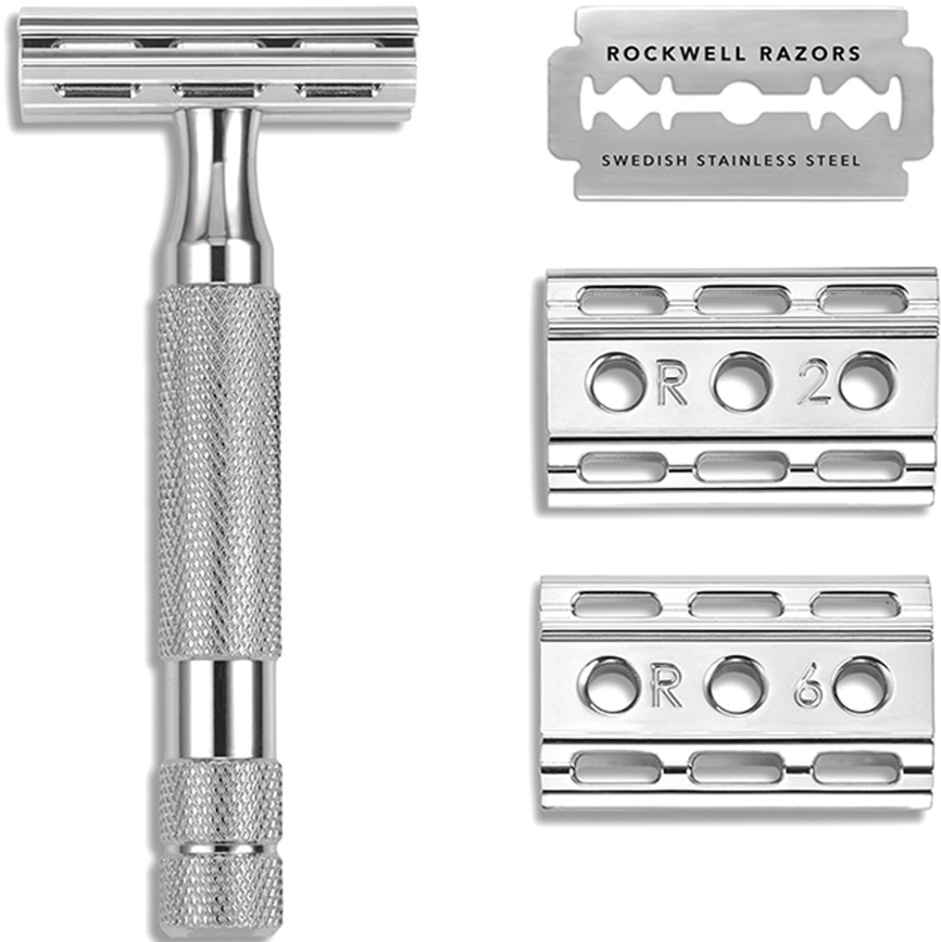 Safety Razor 6C - white chrome Safety Razor 6C - white chrome