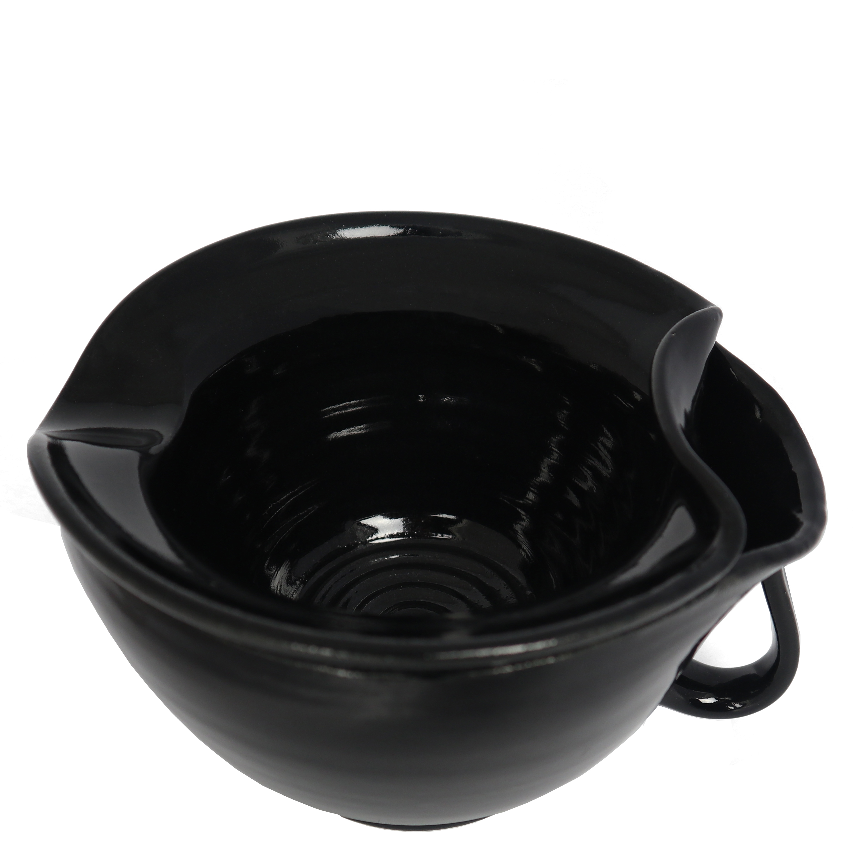 Scuttle Zwart Stoneware