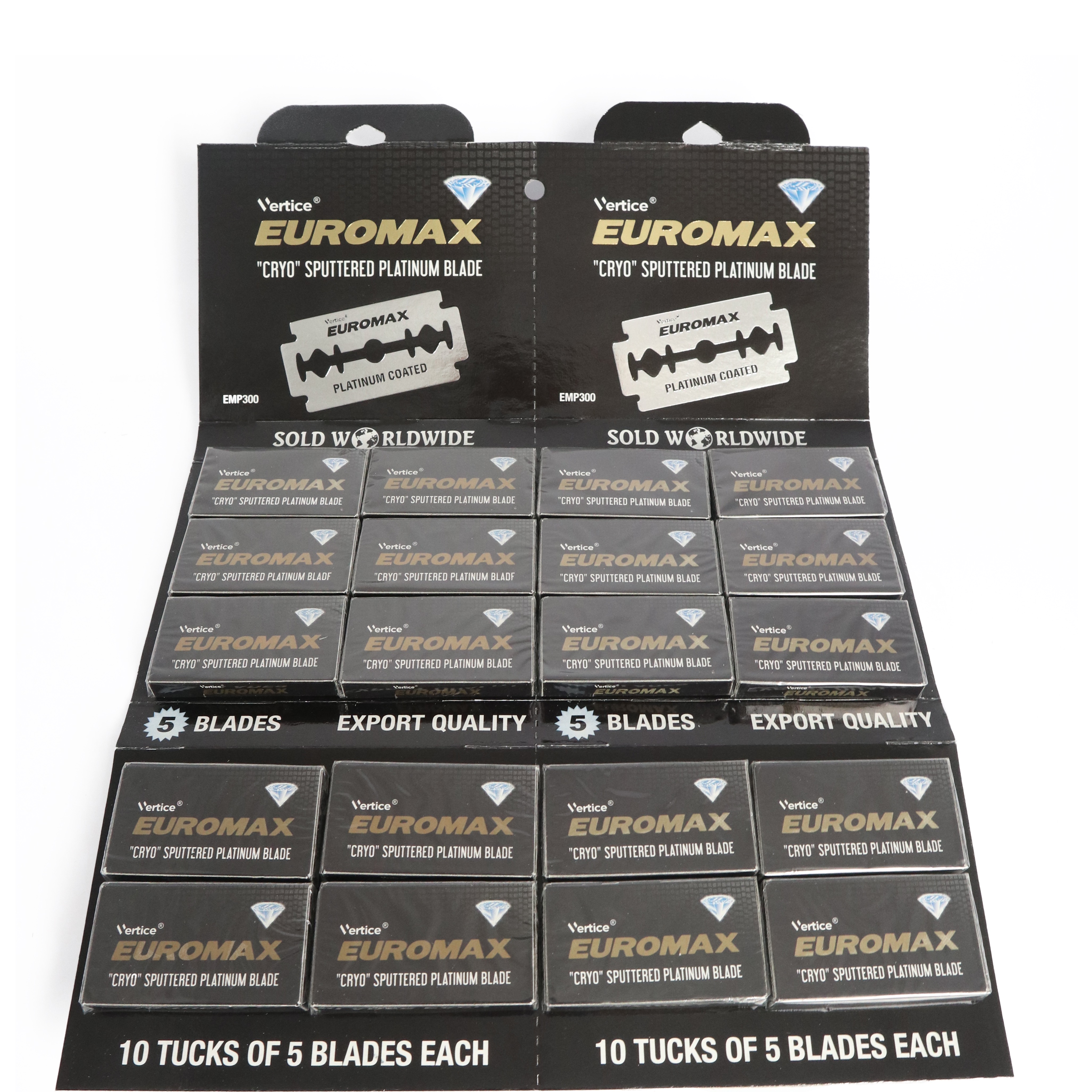 1 Verpakking Euromax Double edge blades - 1.1 - 1PACK-EUROMAX-CRYO