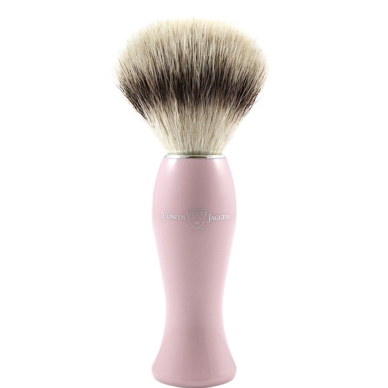 Scheerkwast Ladies - Silvertip Fibre - pink
