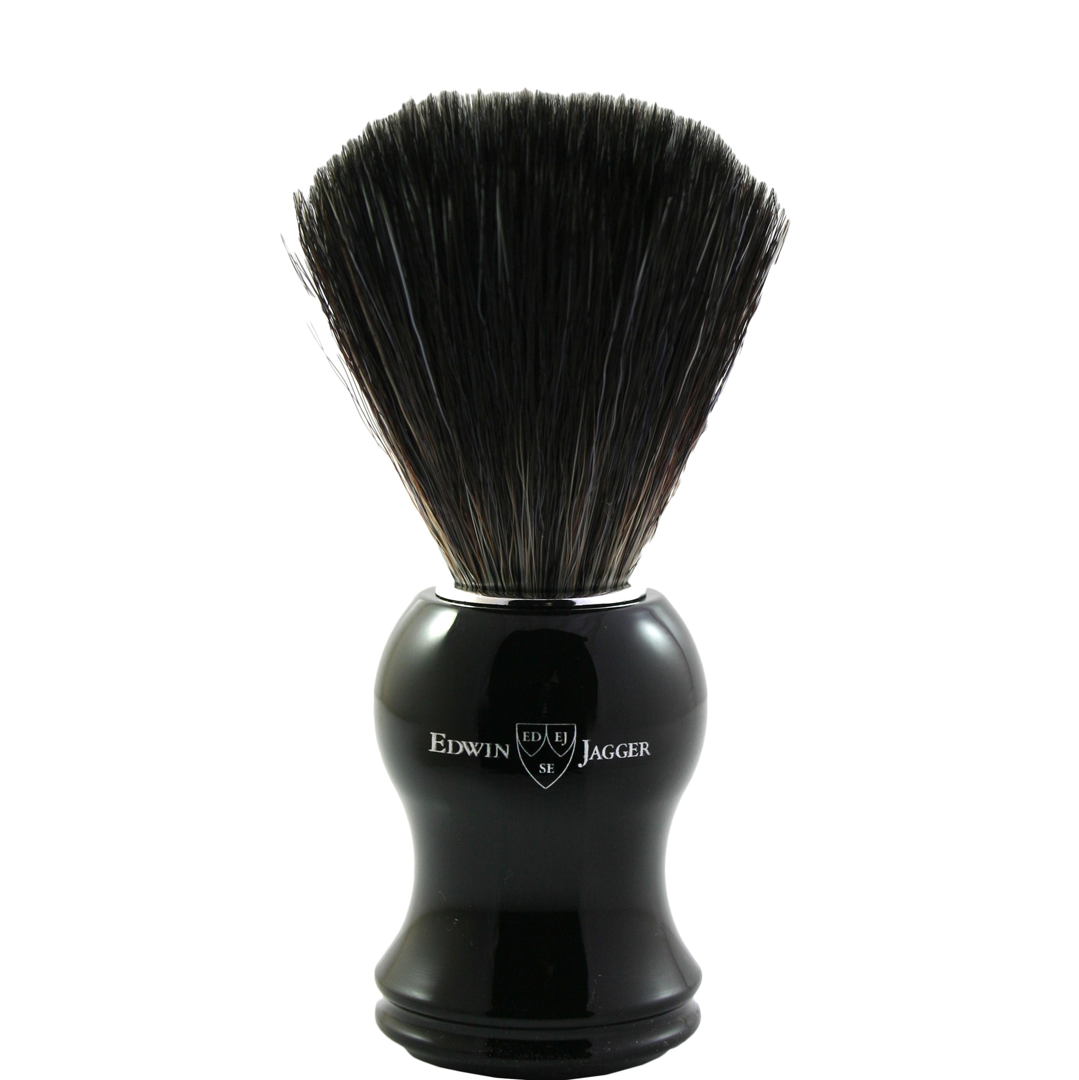 Edwin Jagger Scheerkwast Basic Black Fibre zwart - 1.1 - EJ-21P36