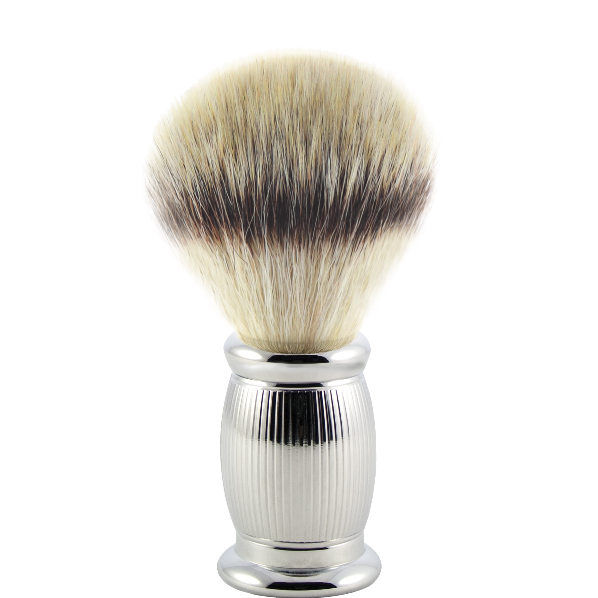 Edwin Jagger Scheerkwast Bulbous silvertip fibre chroom - 1.1 - EJ-BLISBSYNST