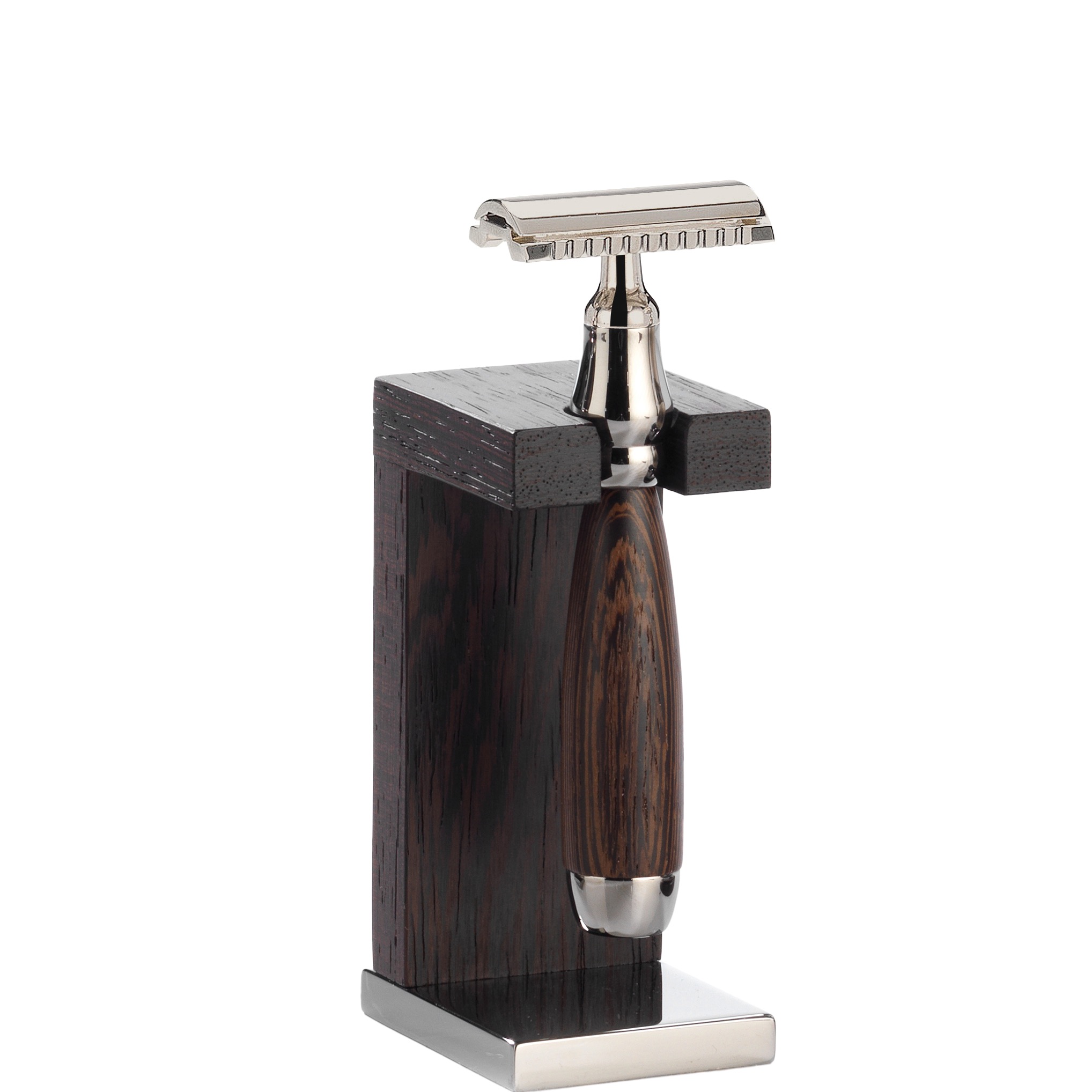 Mondial 1908 Scheermes Safety Razor luxe stand Prestige wenge - 1.1 - ST-230-WS