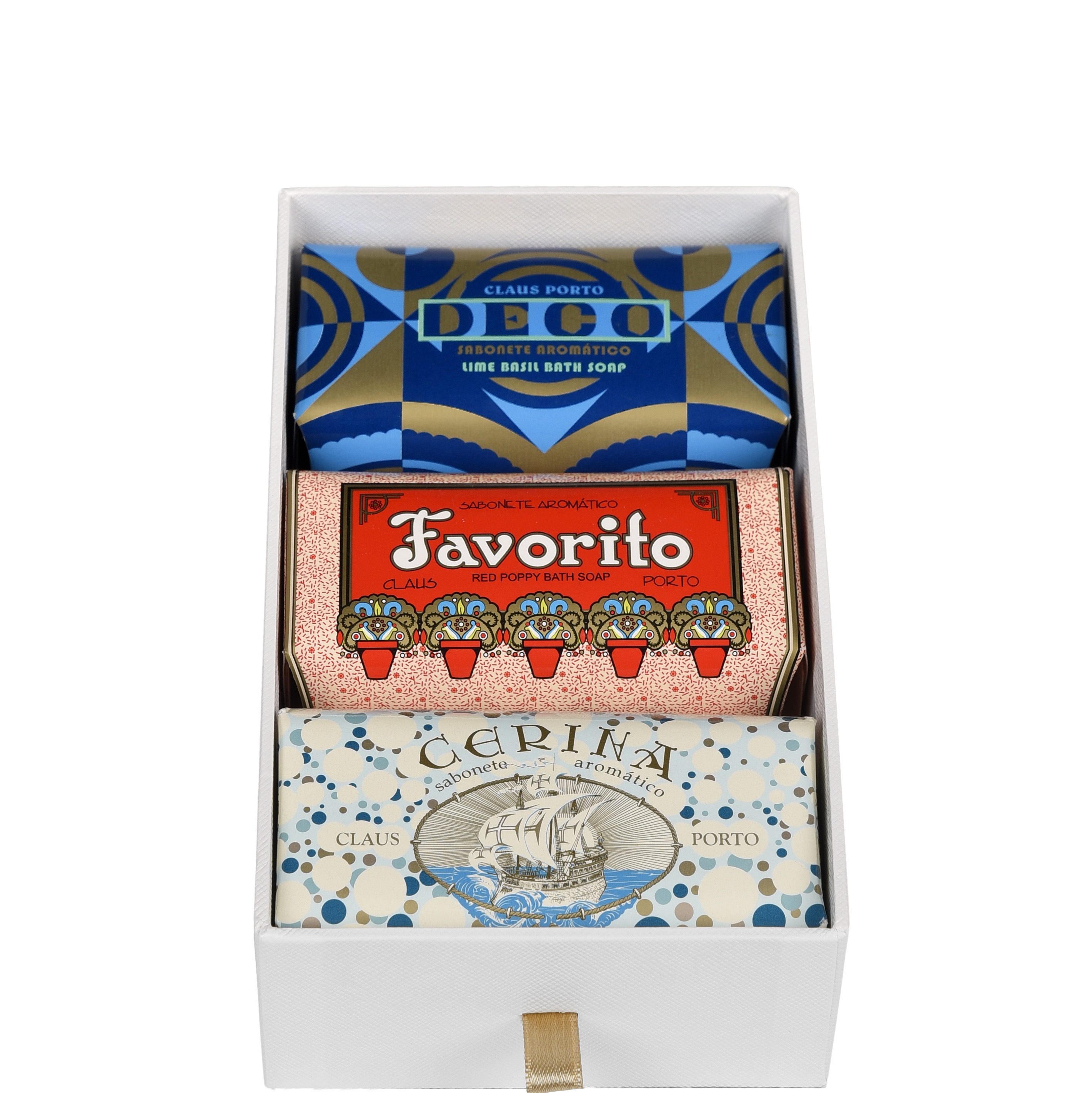 Claus Porto Gift Box Deco Soap 3x150 - 1.1 - CP-BXSP001