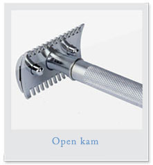 Scheersalon informatie - Verschillende Safety Razors - Open kam Scheersalon informatie - Verschillende Safety Razors - Open kam