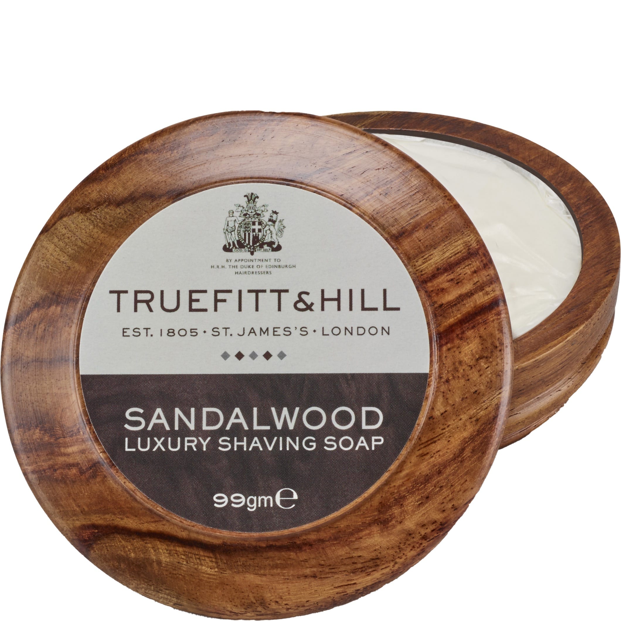 Truefitt Hill scheerzeep wooden bowl - 1.1 - TH-00554
