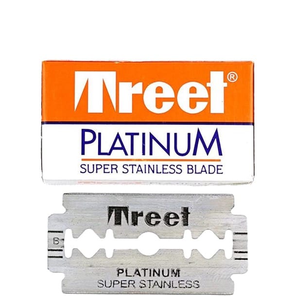 Treet Double Edge Blades  Platinum Super Stainless