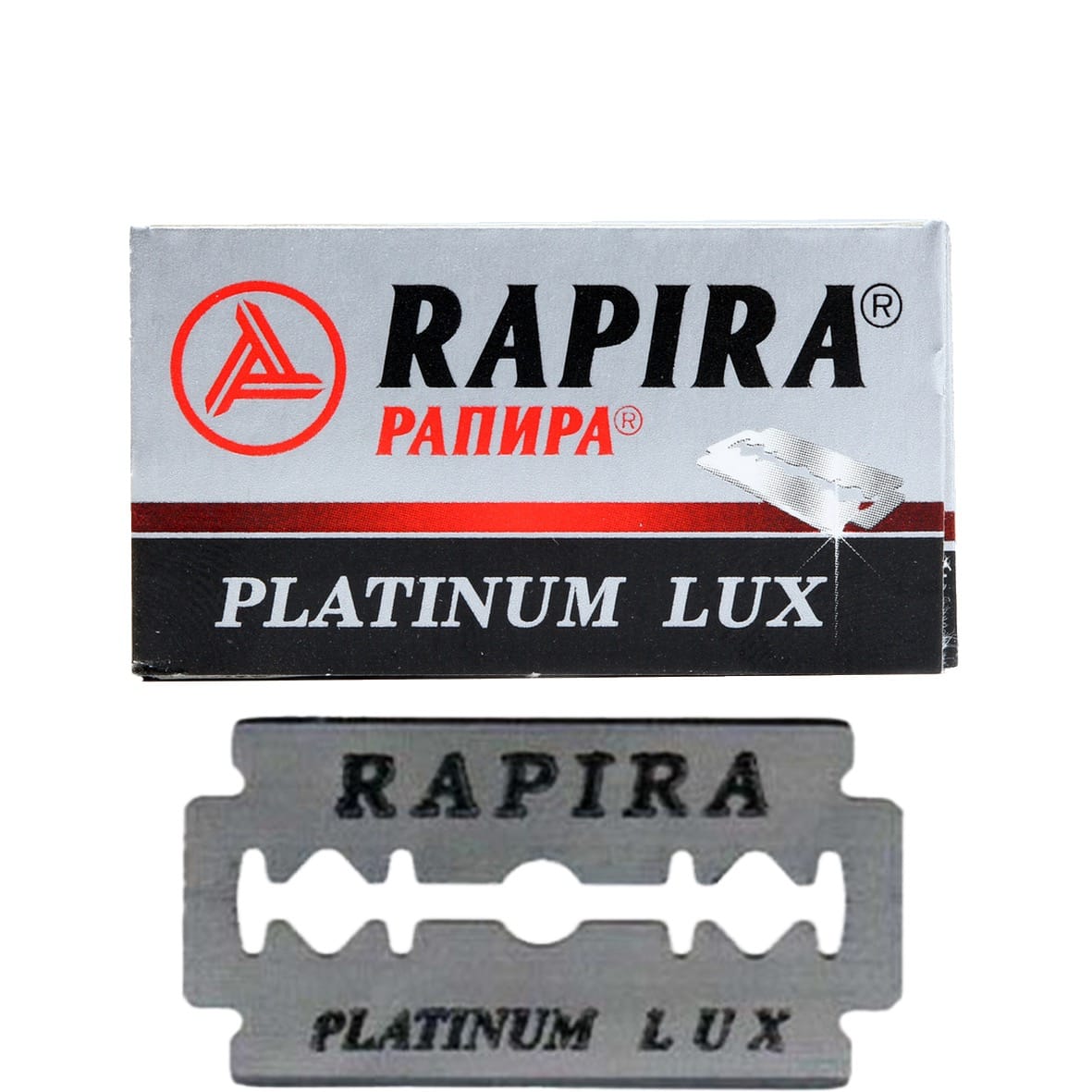 Rapira Double Edge Blades Lux Platinum - 1.2 - BOX-DEB-RAPIRA
