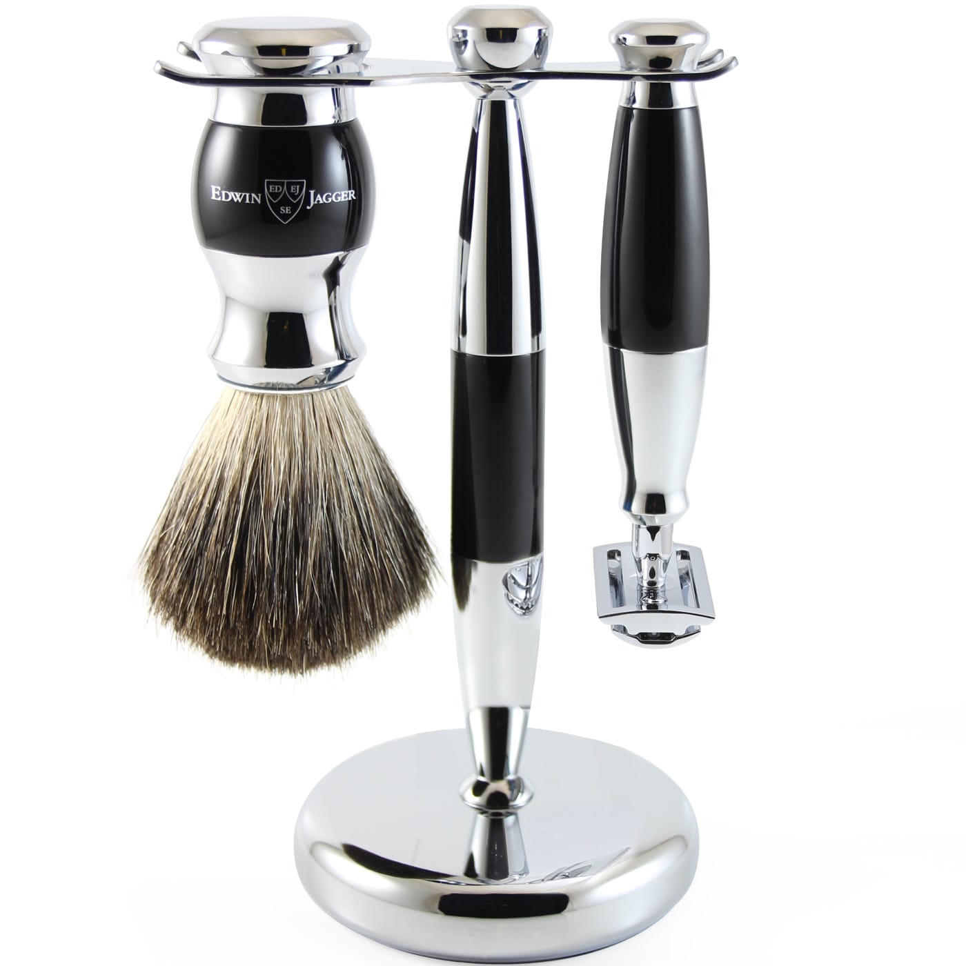 Edwin Jagger scheerset Safety razor graudas zwart - 1.1 - EJ-S81M356CRSR