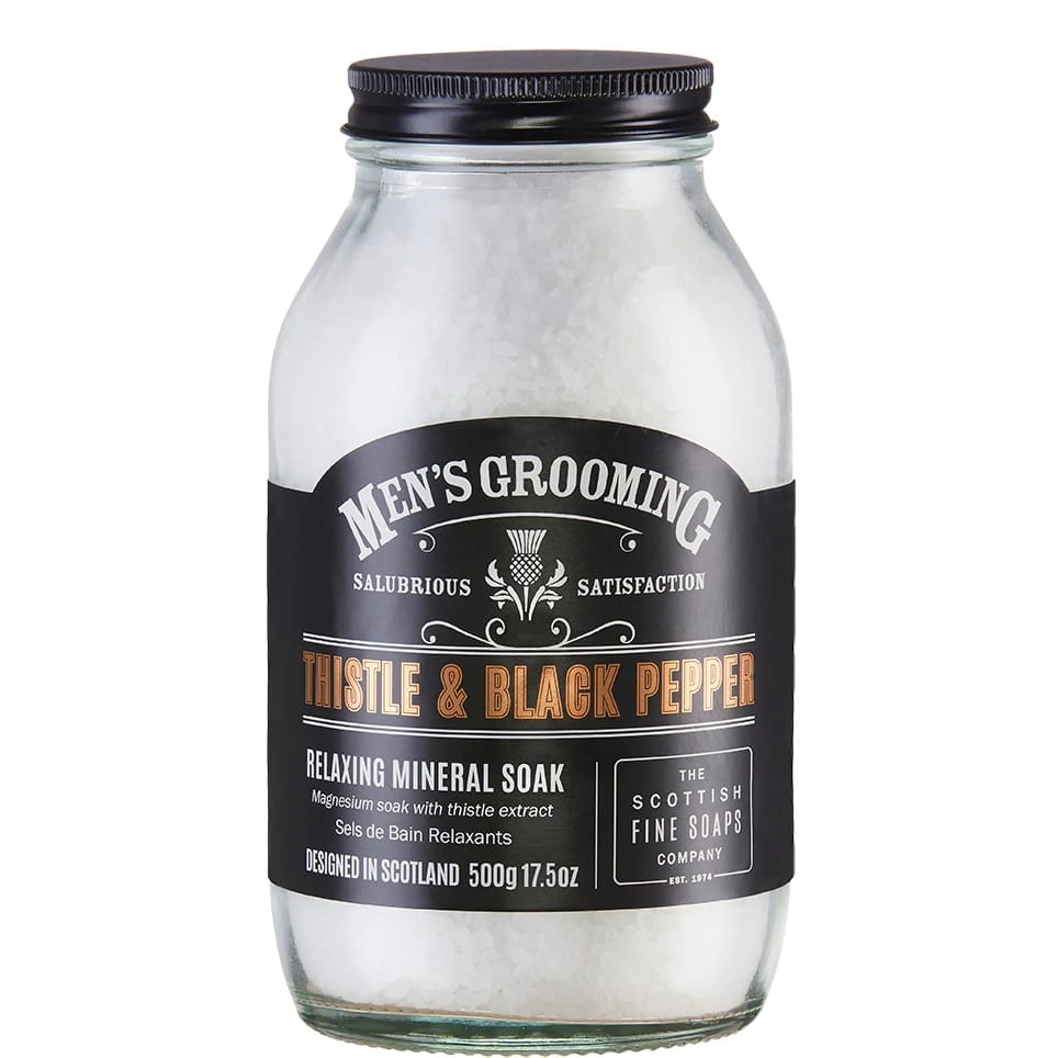 Scottish Fine Soaps Mineraal Badzout Thistle Black Pepper 500g - 1.1 - A01826