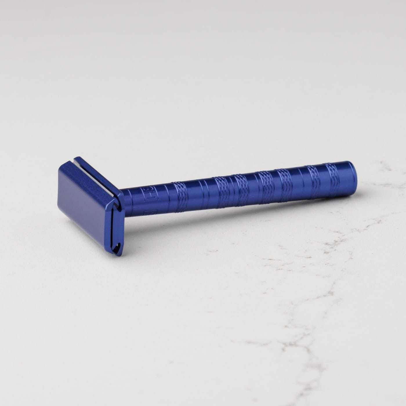 Henson Shaving Safety Razor AL13 Medium Steel Blue - 1.3 - HS-914771