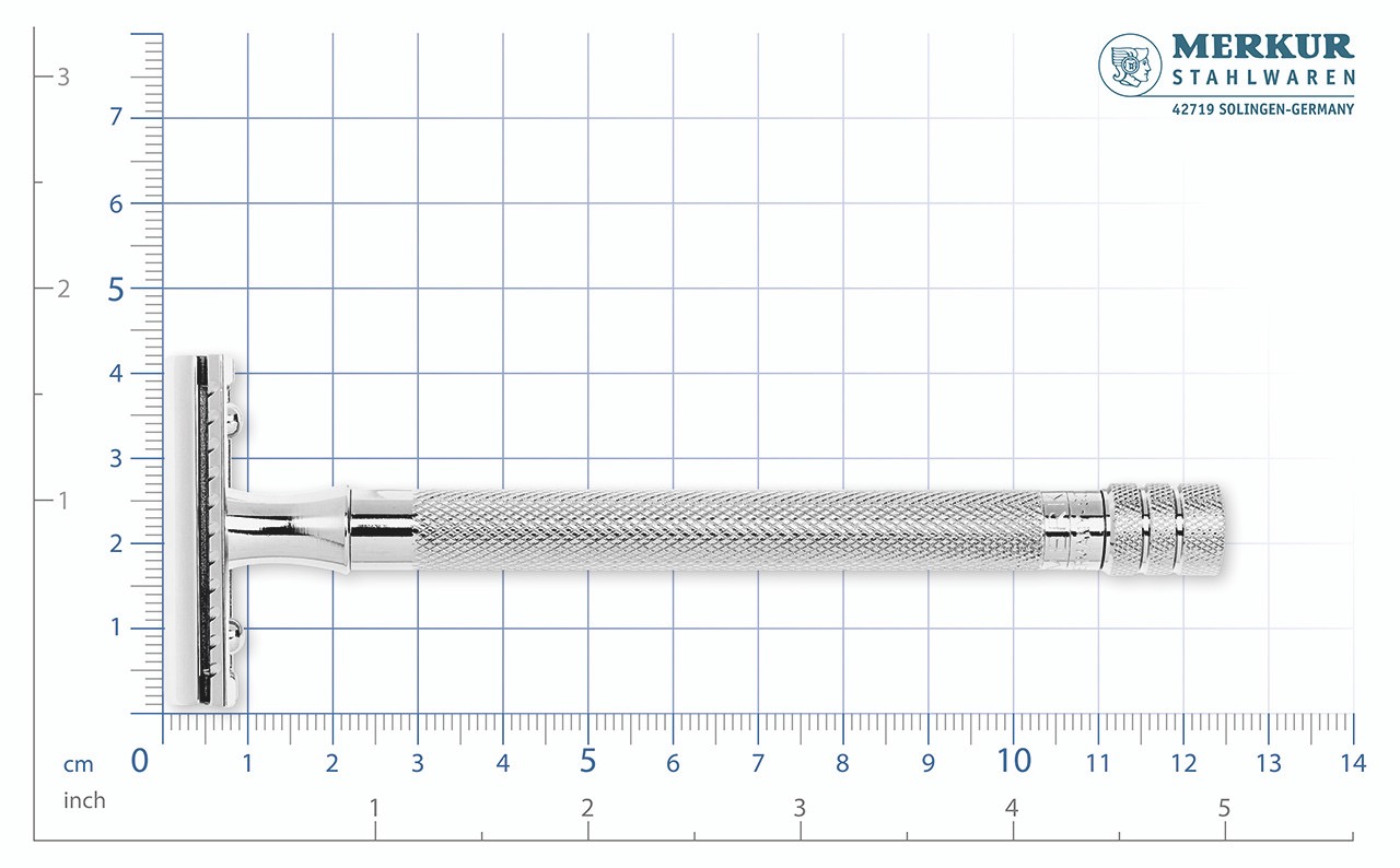 Safety Razor 24C - Extra Long - chroom