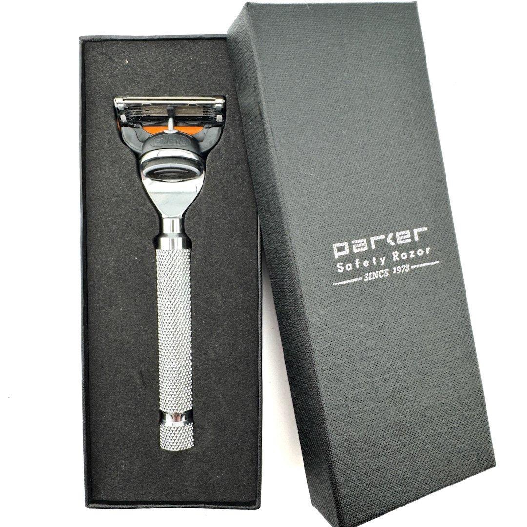 Scheermes DeLuxe Gillette Fusion Compatible - Chrome
