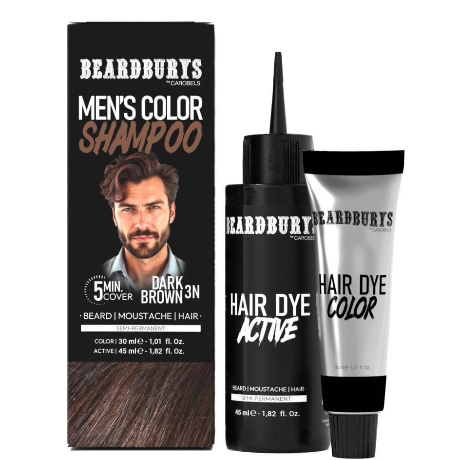 Beardburys Color Shampoo 3N Brown - 1.1 - BB-0412603
