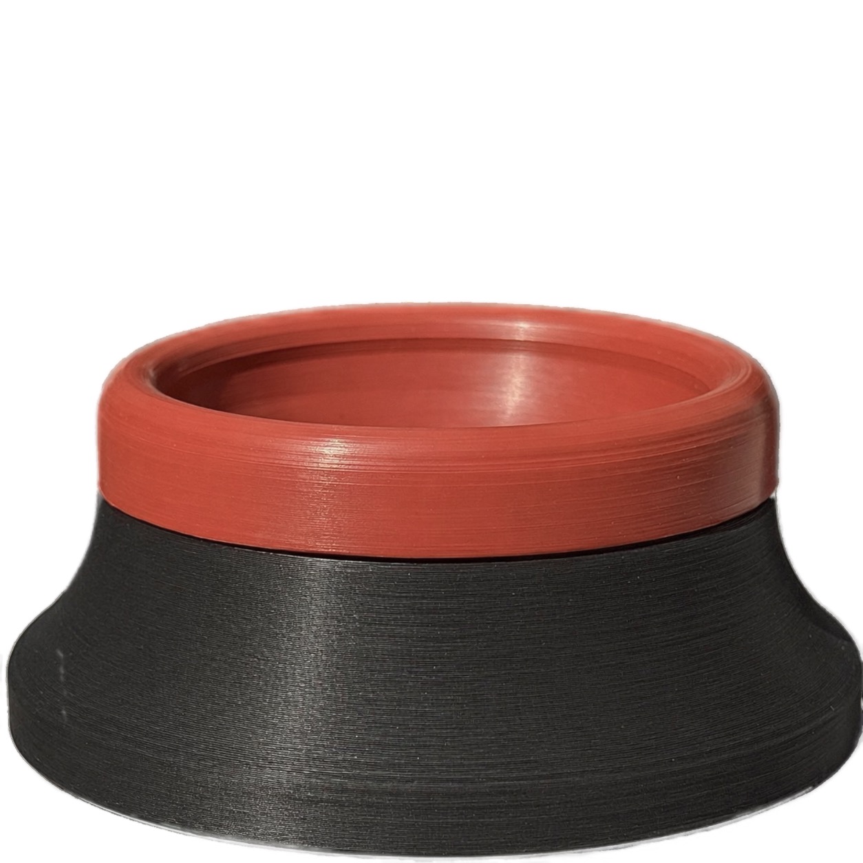 Afstrijkbakje zwart met authentiek rubber scheermes cleaner